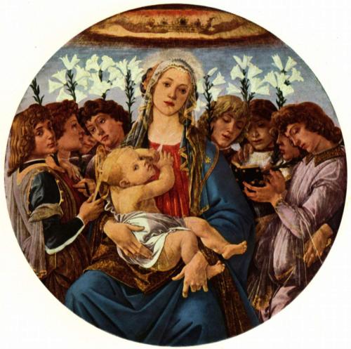 Pintura de 1477 en la Galería de los Uffizi de Florencia