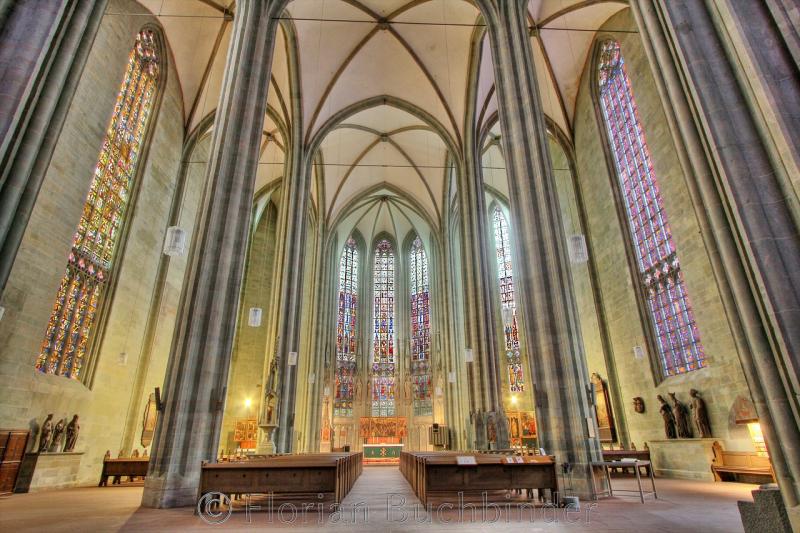 Interior de la iglesia de Santa María del Prado