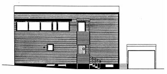 plano del proyecto que vió Hans Asplund y que consideró neobrutalista