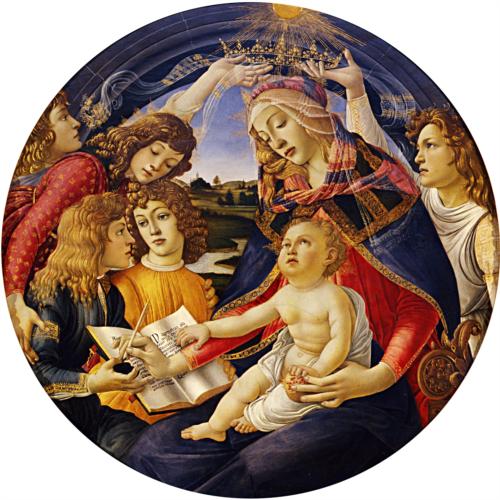 Pintura de 1481 en la Galería de los Uffizi de Florencia