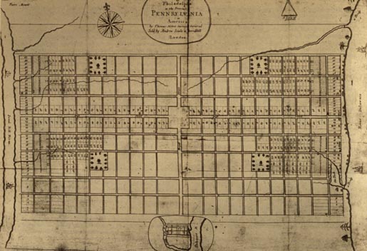  Plano para la ciudad de Philadelphia