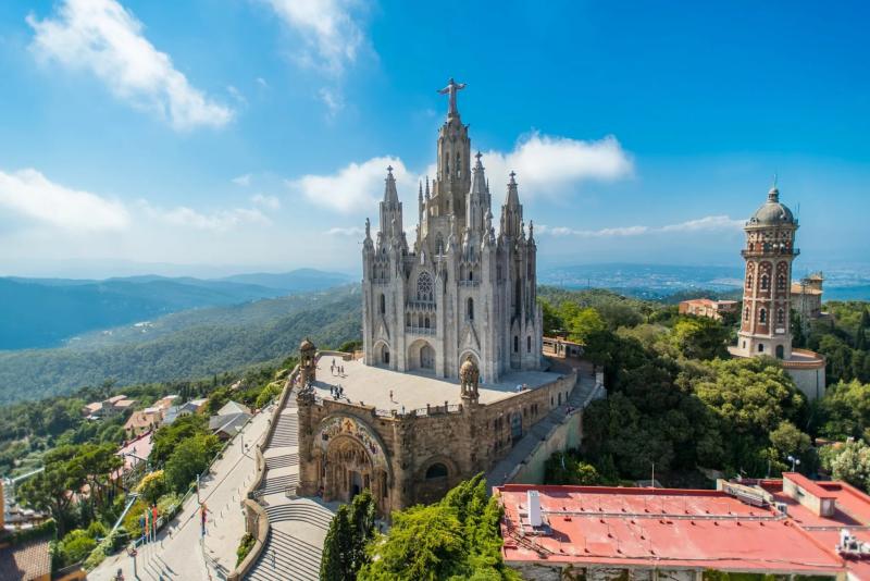 Templo del Sagrat Cor en el Tibidabo