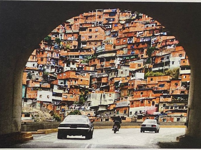 vista desde la carretera de las favelas