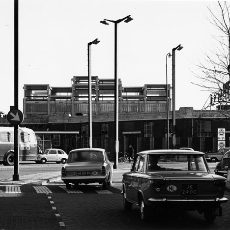 Lin Mij Textile Workshop, Amsterdam (1962-64), demolished, photograph is by Jan Versnel