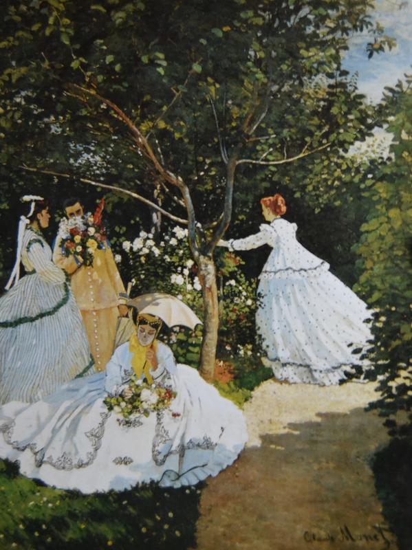 Mujeres en el jardín