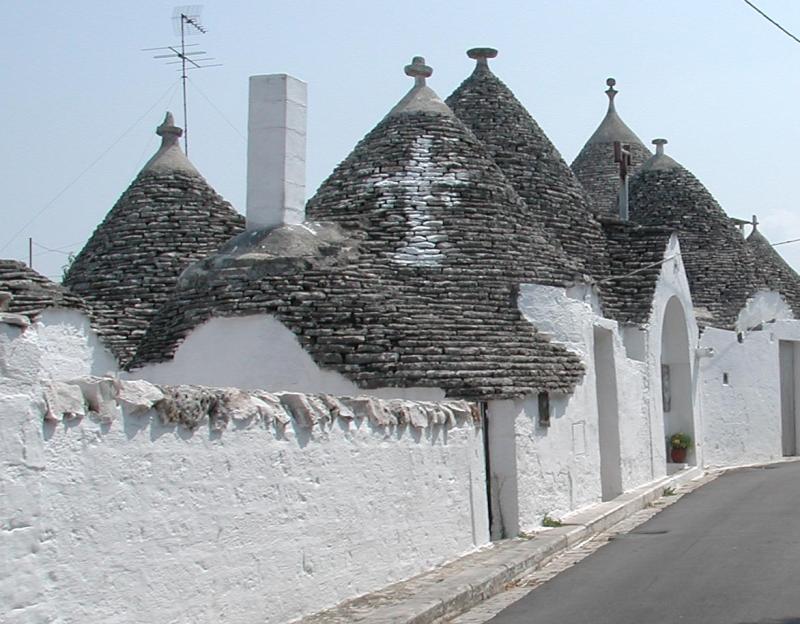 Casas de mamosteria: Trullos