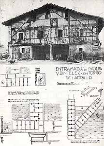 Caserío Xatela.
Detalles constructivos de los caseríos Xatela, Gaztelugoitia y Burgieta Atzekoa (Bº Gaztelua, Abadiño, Bizkaia)